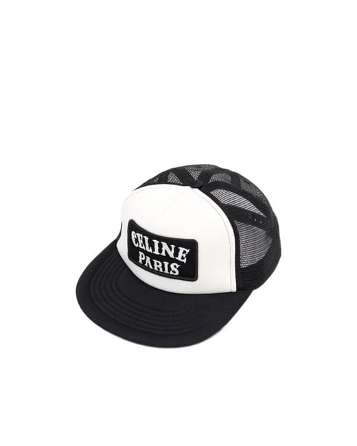 Céline Black Us Cap for men