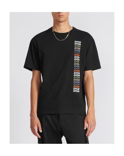 Dior Black Relaxed-Fit T-Shirt for men