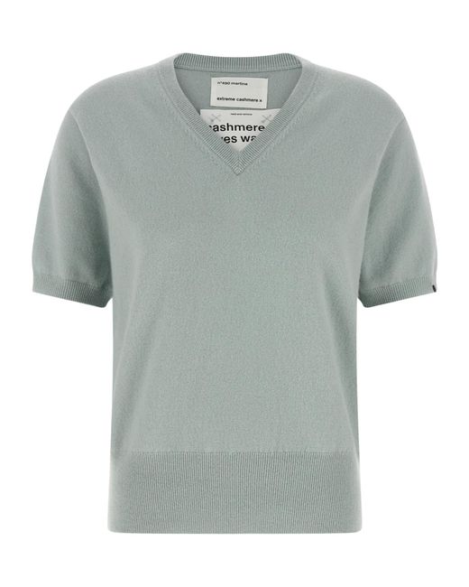 Extreme Cashmere Green V-Neck Sweater