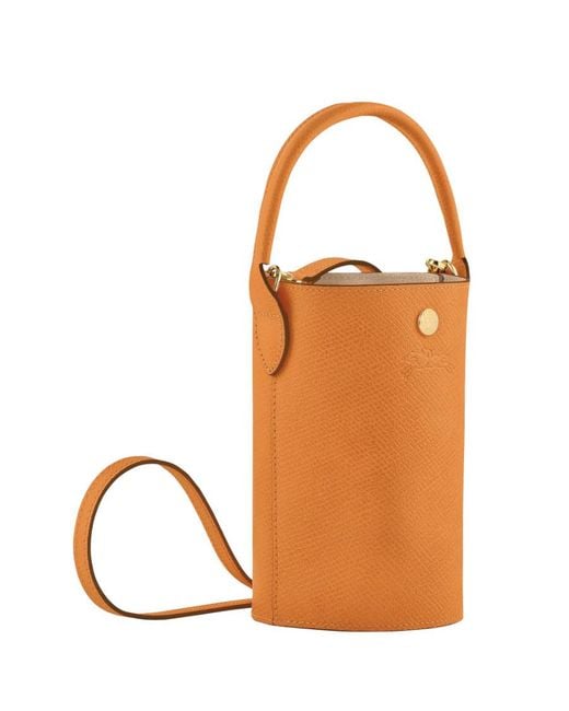 Longchamp Orange Épure Xs Bucket Bag