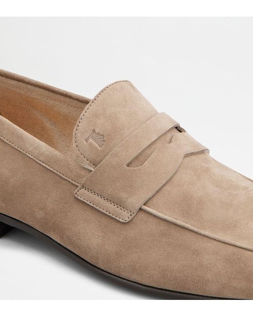 Tod's Brown Slip-On Loafers for men