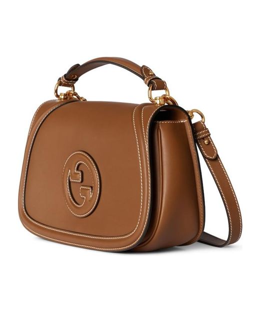 Gucci Brown Blondie Large Top Handle Bag