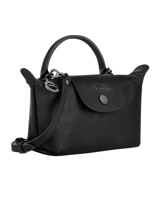 Longchamp Black Le Pliage Xtra Xs Pouch Bag