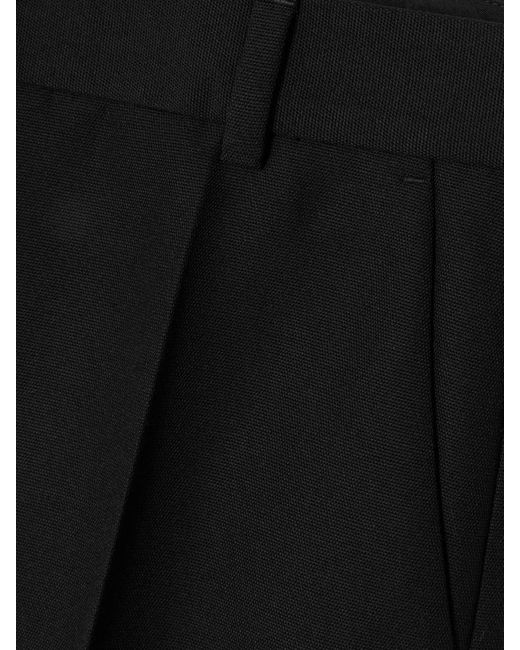Totême  Black Totême High-Waist Straight Pants