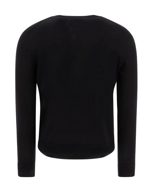 Tom Ford Brown Crewneck Fine-Knit Jumper for men