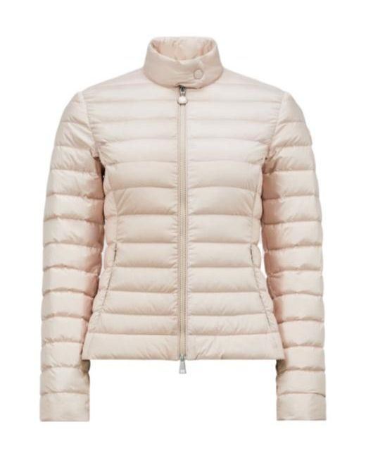 Moncler Natural Igelle Zip-Up Short Padded Jacket