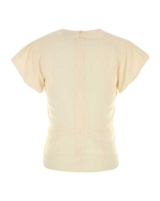 Isabel Marant Natural Zipper T-Shirt