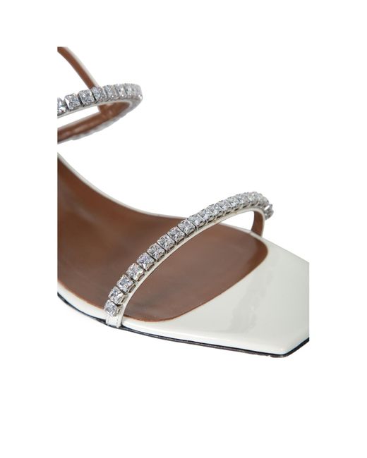 Giuseppe Zanotti Natural Valentiine Crystal Sandals