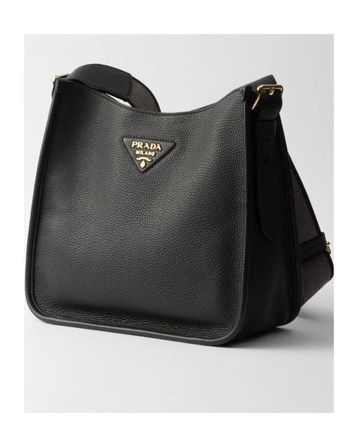 Prada Black Hobo Crossbody Bag