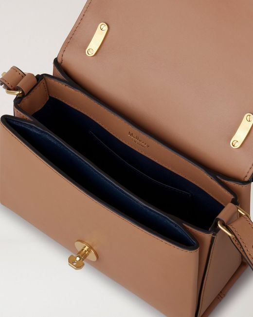 Mulberry Brown Small Lana Foldover-Top Tote Bag