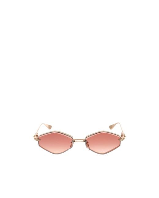 Chrome Hearts Pink Geometric Sunglasses for men