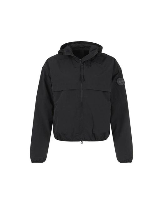 Canada Goose Black Sinclair Wind Hooded Jacket