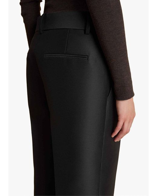 Khaite Black Cam Tailored Pants
