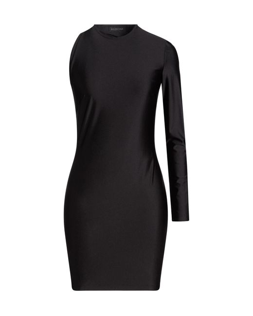 Balenciaga Black Slim-Fit Sleeveless Dress