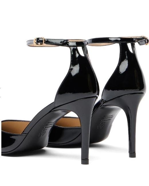 Stuart Weitzman Black Stuart Power Strap 85