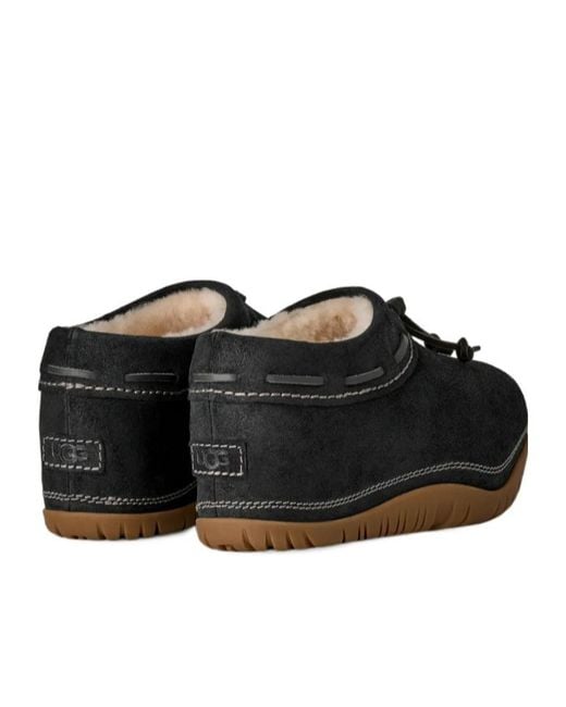 Ugg Black Clog Bucked Slip-On Boots