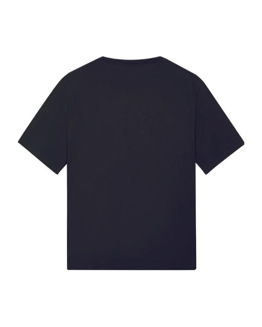Loewe Blue Logo Embroidered Crewneck T-Shirt for men