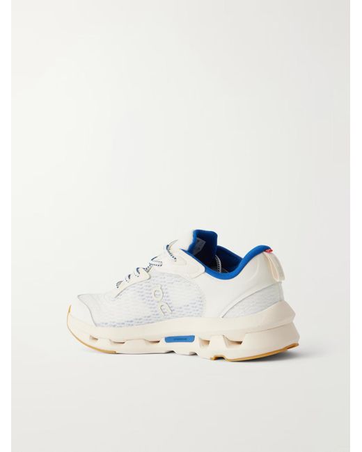 On Shoes White Cloudzone Moon Sneakers