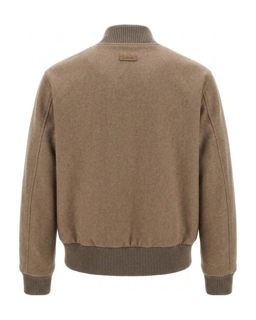 Lardini Brown Acteor Zip-Up Jacket for men
