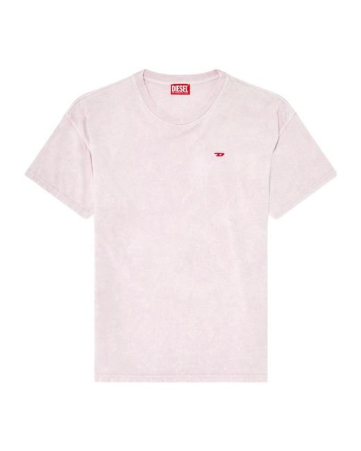 DIESEL Pink T-Boxt Aa 14 Logo T-Shirt for men