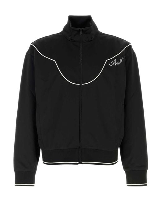 Amiri Black Western Track Jacket for men