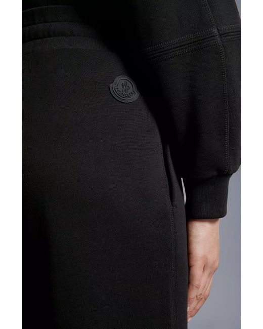 Moncler Black Logo Patch Track Pants