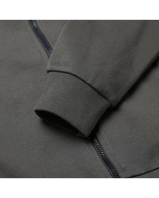 EA7 Gray Logo And Hat Casual Jacket for men