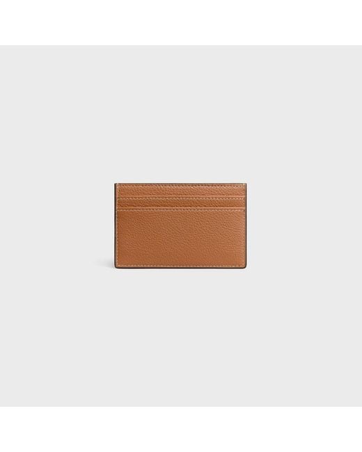 Céline Brown Medium Card Holder