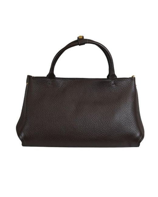Gianni Chiarini Black Dual-Handle Shoulder Bag