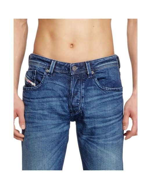 DIESEL Blue 1985 Larkee 09L51 Straight Jeans for men