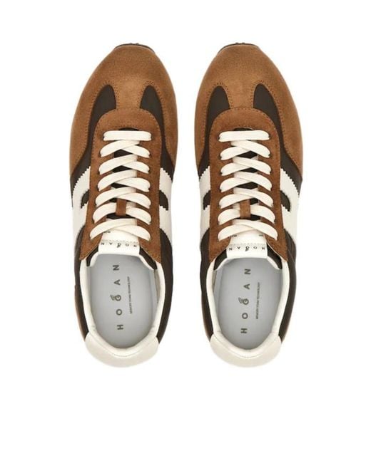 Hogan Brown Sneakers Athletic for men