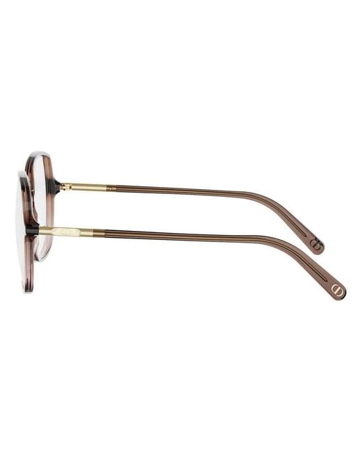 Dior Metallic Full-Rim Glasses