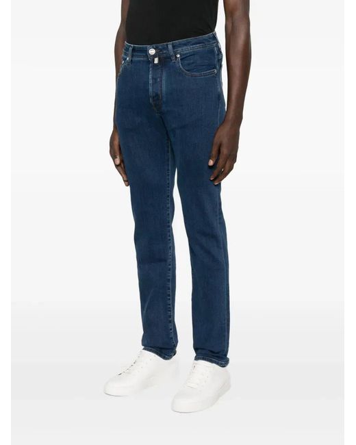 Jacob Cohen Blue Belt Loop Jeans for men