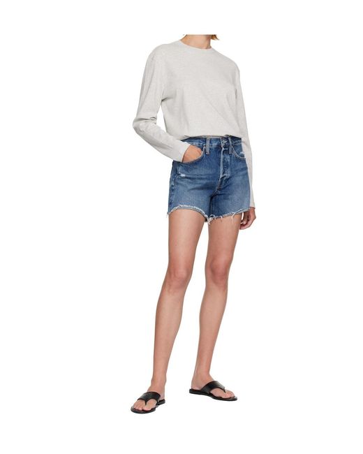 Agolde Blue Parker Ong Short