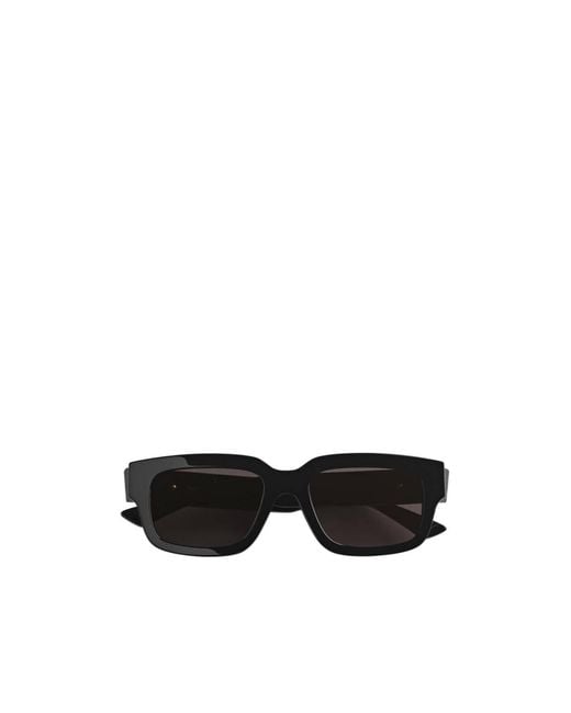 Bottega Veneta Black Ultrathin Squared Sunglasses for men