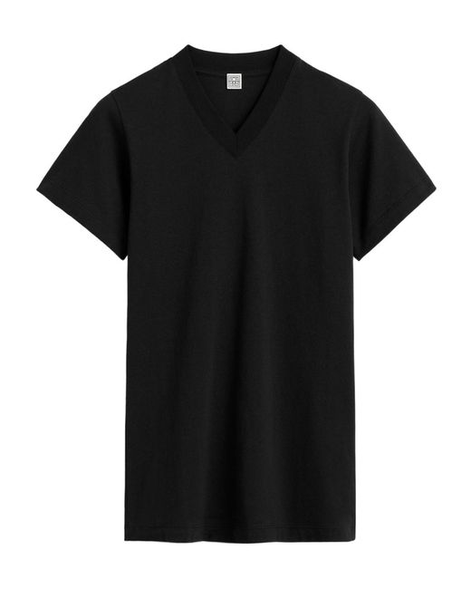 Totême Black Short-Sleeved T-Shirt