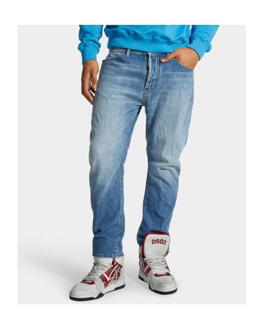 DSquared² Blue Wash Bro Jeans for men
