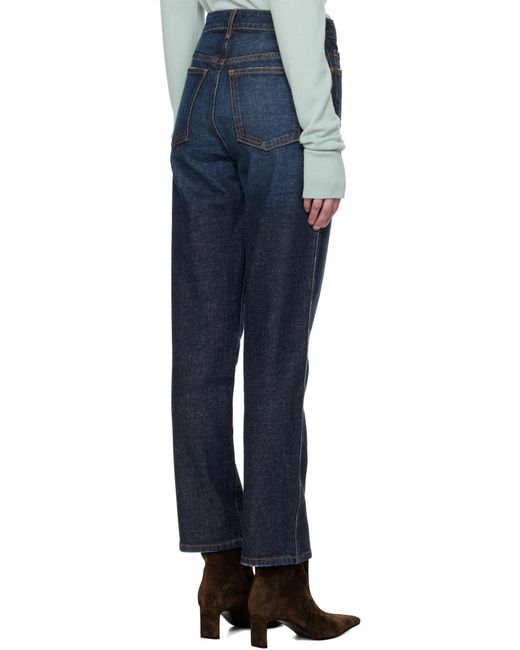 Khaite Blue Abigail Stretch Jeans