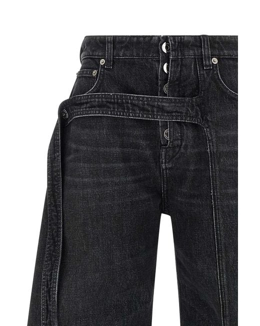 Jean Paul Gaultier Blue Low-Rise Jeans