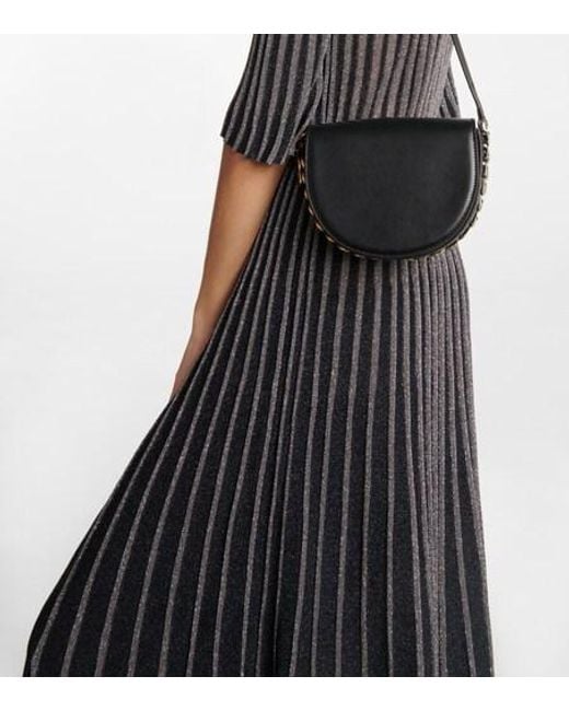 Stella McCartney Gray Knit Midi Dress