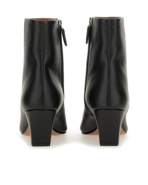 Paris Texas Black Jane Ankle Boots