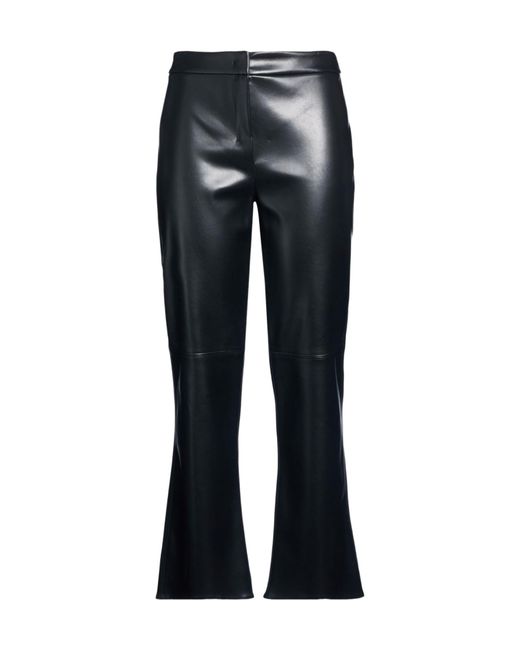 Max Mara Black Solid Color Bootcut Pants