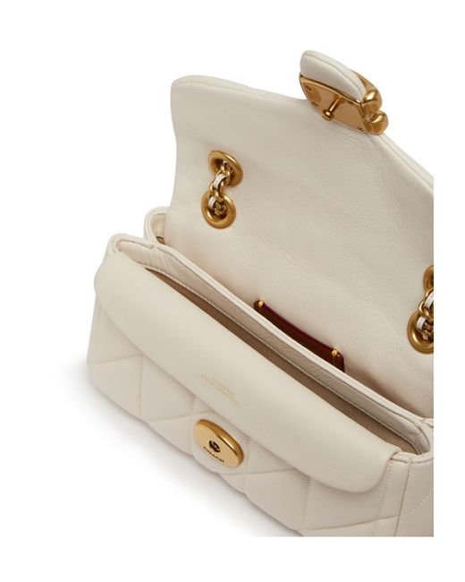 COACH Natural Quilted Tabby 20 Shoulder Bag