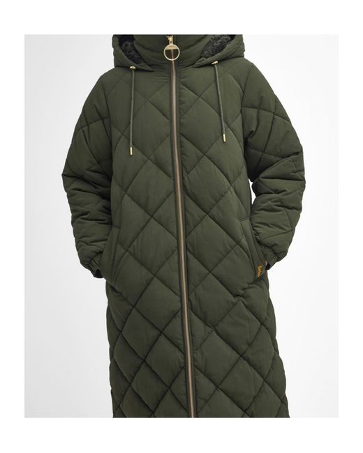 Barbour Green Hooded Cotton Jacket