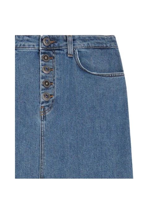 Dondup Blue Belt Loop Jeans