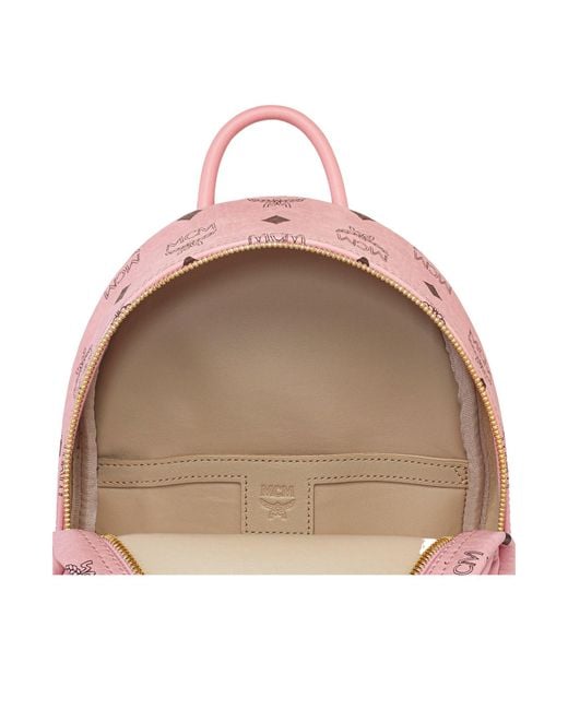 MCM Pink Stark Backpack