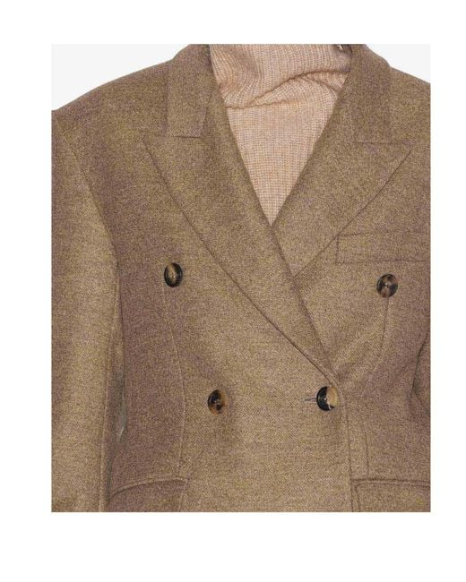 Isabel Marant Brown Double-Breasted Jacket
