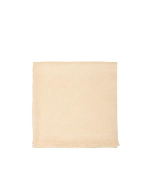 COACH Natural Monogram-Pattern Scarf
