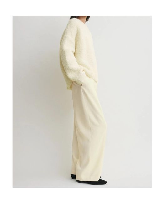 Totême Natural Totême Bouclé Crewneck Jumper