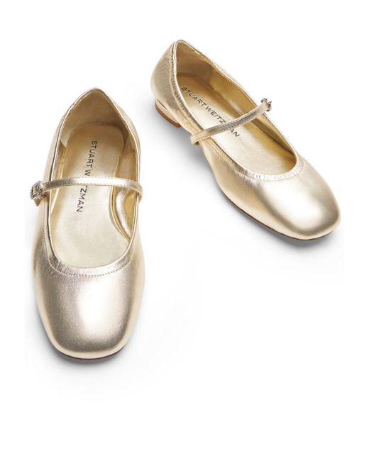 Stuart Weitzman Natural Claris Ballet Flat